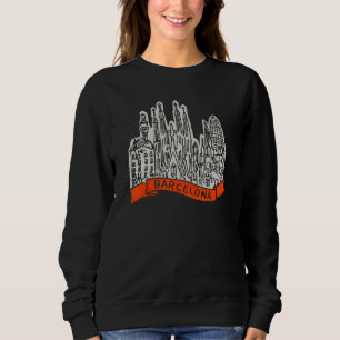 Camiseta Lembrança da cidade de Barcelona Espanha para home
