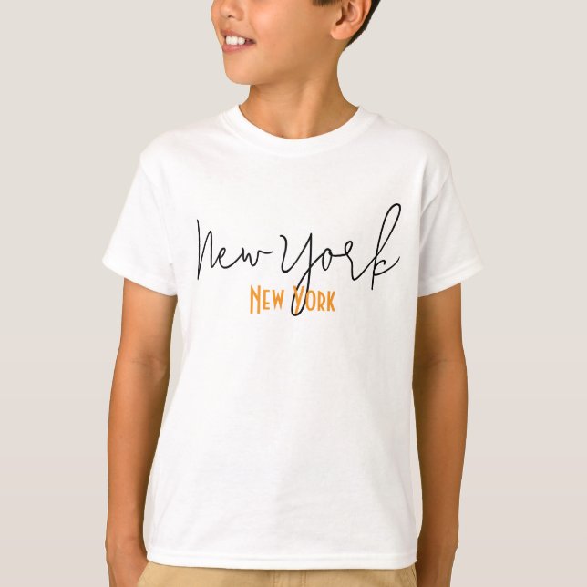 Camiseta Lembrança da Cidade de Nova York, Nova York (Frente)