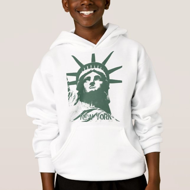 Camiseta Lembrança da estátua da liberdade do Hoodie da New (Frente)