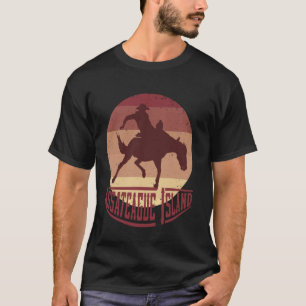 Camiseta Lembrança da Ilha de Assateague Maryland Cavalgada