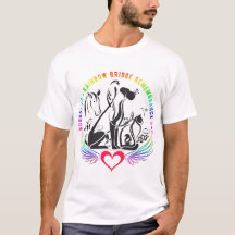 Lembrança da ponte arco-íris - Camisa-T masculina
