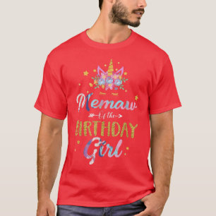 Camiseta Lembrança Da Rapariga De Aniversário Que Oferece A