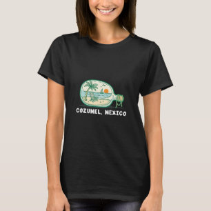 Camiseta Lembrança Das Férias No México Cozumel Homens W