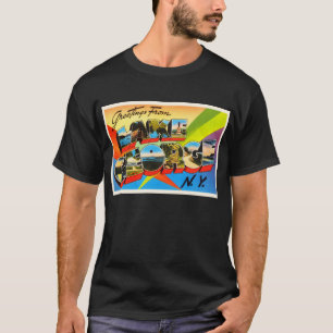 Camiseta Lembrança das viagens vintage de George New York