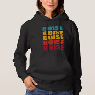 Camiseta Lembrança de Boise Idaho Retro Antigo Boise