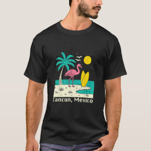 Camiseta Lembrança de Cancun México Família Correspondente 