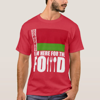 Camiseta Lembrança de comida de viagem da família na Bielor