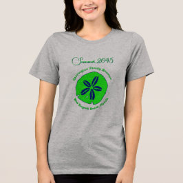 Camiseta Lembrança de Dólar de Areia Reunião de Família