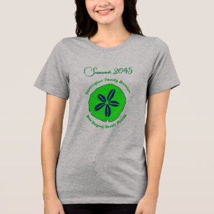 Camiseta Lembrança de Dólar de Areia Reunião de Família