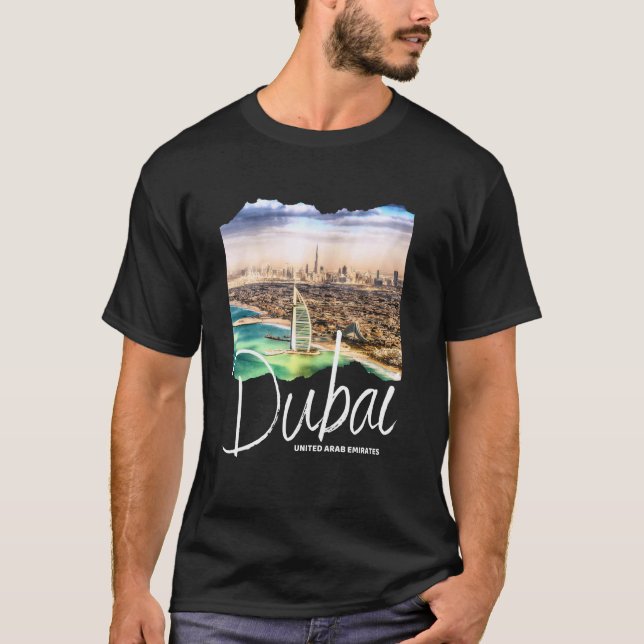 Camiseta Lembrança de Dubai  Dubai (Frente)