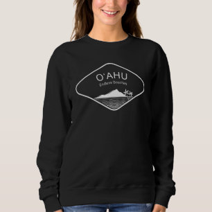 Camiseta Lembrança de Férias de Surf em Oahu Palmeiras Onda