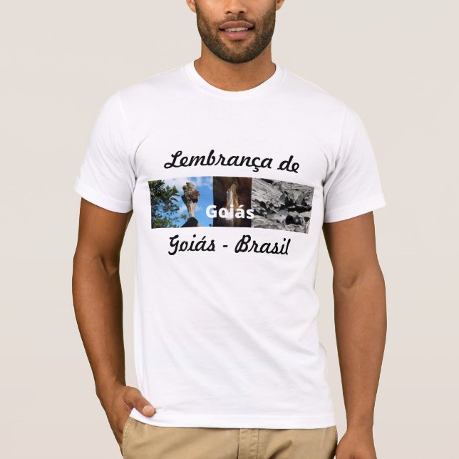 Camiseta lembrança de Goiás (Frente)