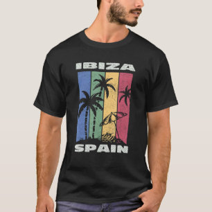 Camiseta Lembrança de Ibiza Lembrete da Espanha