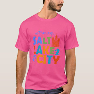 Camiseta Lembrança de Salt Lake City Esqui Utah Salt Lake C