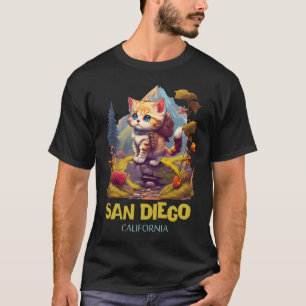 Camiseta Lembrança de San Diego Califórnia Caminhada 1