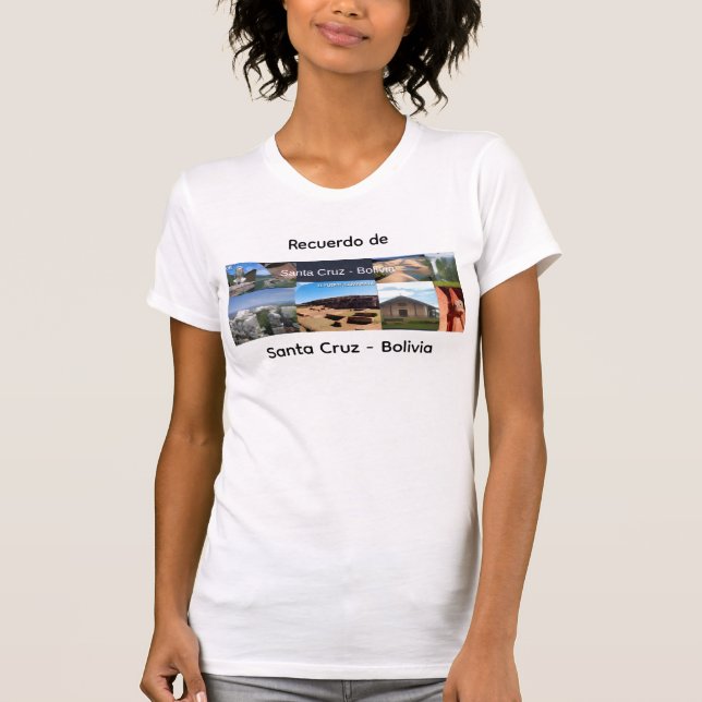 Camiseta Lembrança de Santa Cruz Bolívia (Frente)