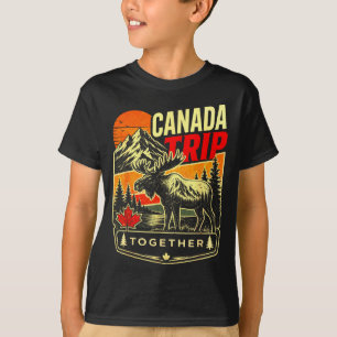 Camiseta lembrança de viagem ao Canadá alce montanha férias