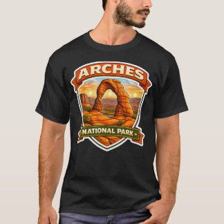 Camiseta Lembrança do Parque Nacional Arches Utah Visitante