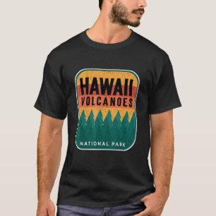 Camiseta Lembrança do Parque Nacional Hawaii Vulcões Caminh