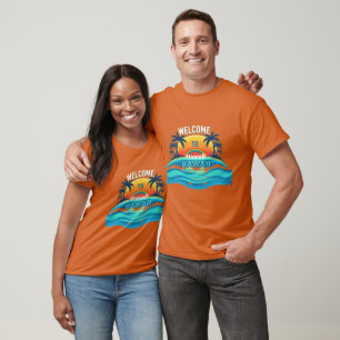Camiseta Lembrança do Pôr do Sol nas Férias no Havaí