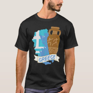 Camiseta Lembrança Hellas Grécia para homens mulheres