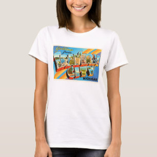 Camiseta Lembrança transversal das viagens vintage de