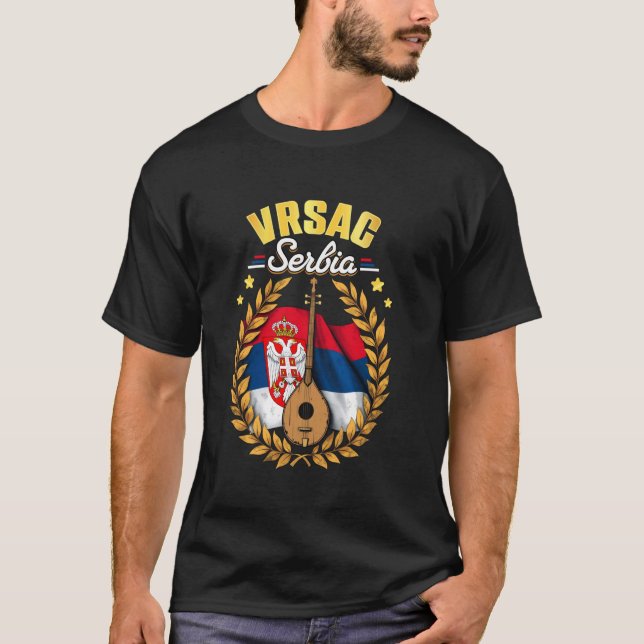 Camiseta Lembrança Vrsac Sérvia (Frente)