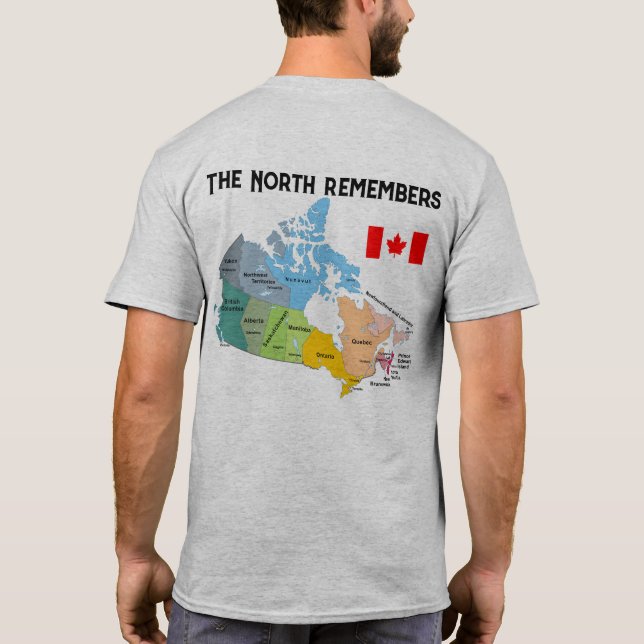 Camiseta Lembranças do Norte (Verso)