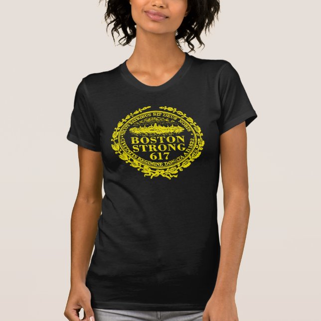 Camiseta Lembranças Fortes Da Cidade De Boston (Frente)