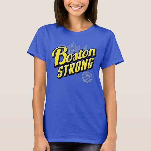 Camiseta Lembranças Fortes Da Cidade De Boston (Frente)