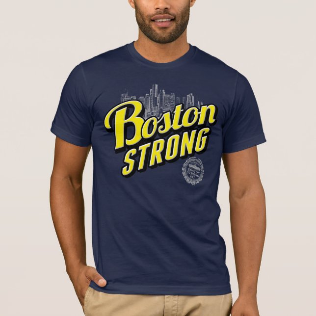 Camiseta Lembranças Fortes Da Cidade De Boston (Frente)