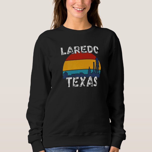 Camiseta Lembranças Retro Texas Laredo Texas (Frente)
