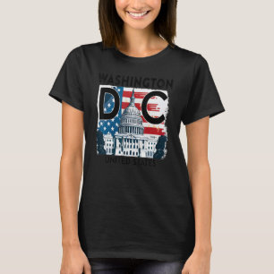 Camiseta Lembranças Washington DC Capitol Hill EUA Homens
