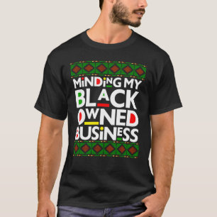 Camiseta Lembrando do meu negócio preto História negra
