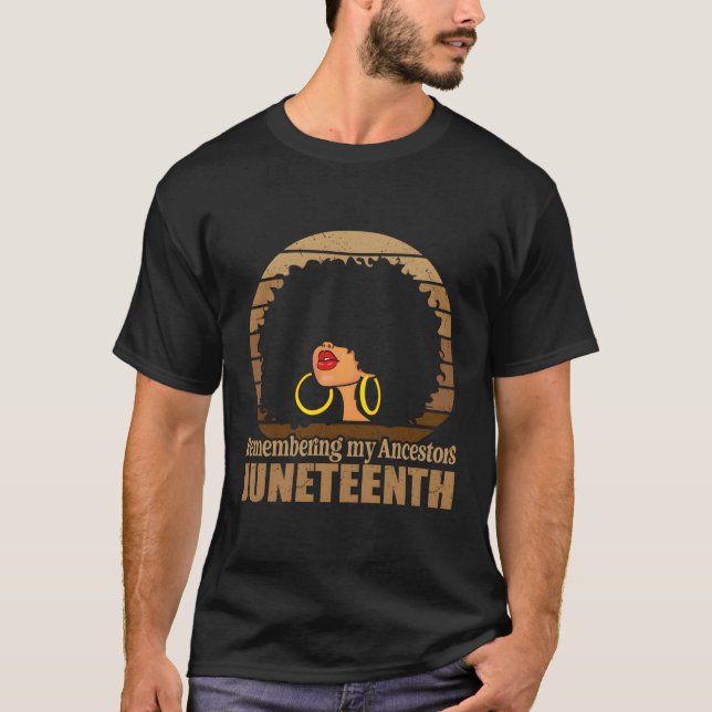 Camiseta Lembrando Meus Ancestrais Junenésimo (Frente)