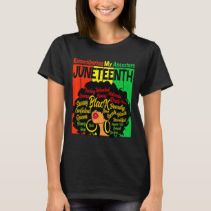 Camiseta Lembrando Meus Ancestrais Junteécimo Cabelo Natura