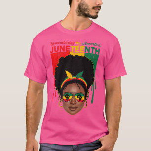 Camiseta Lembrando Meus Ancestrais Juntetizando Liberdade N