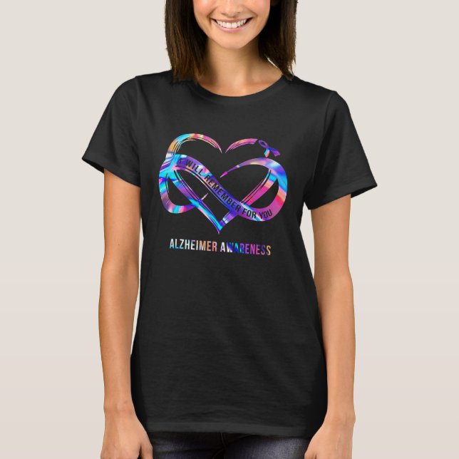 Camiseta Lembrar-Me-ei Da Sua Consciência Heimerheimer (Frente)