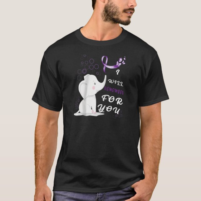 Camiseta Lembrar-me-ei do vosso conhecimento do Elefante Al (Frente)