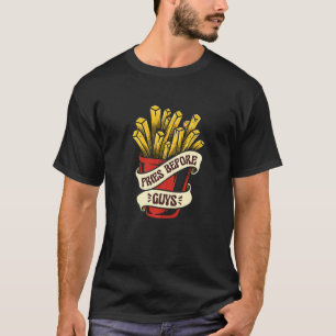 Camiseta Lembre-se das Batatas Fritas Antes da Comida dos R