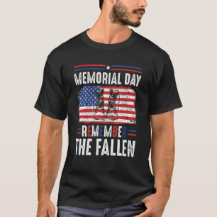 Camiseta Lembre-se de Fallen Heroes Poppy Memorial Day Vete