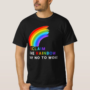 Camiseta Lembre-Se De Que O Arco-Íris Diz Não Ao Woke Lgbt