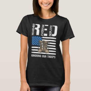 Camiseta Lembre-se de todos os veteranos implantados na RED
