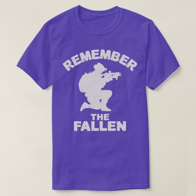 Camiseta Lembre-se do Fallen (Frente do Design)