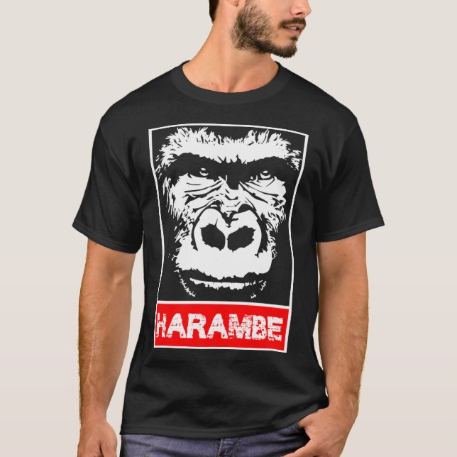Camiseta Lembre-se do Harambe Essential (Frente)