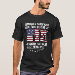 Camiseta Lembre-Se Dos Que Se Foram Antes De Nós, O Soldado