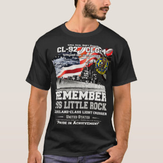 Camiseta LEMBRE-SE DOS USS Little Rock CL92 Veterano Marinh