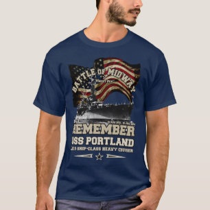 Camiseta LEMBRE-SE DOS USS Portland CLCA33 US Cruiser
