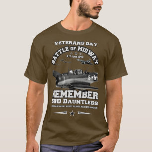 Camiseta Lembre-se dos Veteranos Sem Dúvida SBD ww2