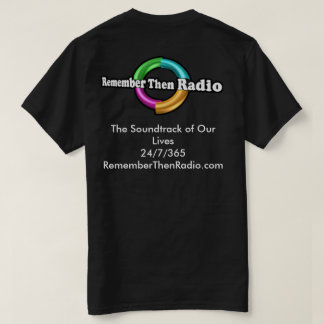 Camiseta Lembre-se então do logotipo de rádio - Teto escuro